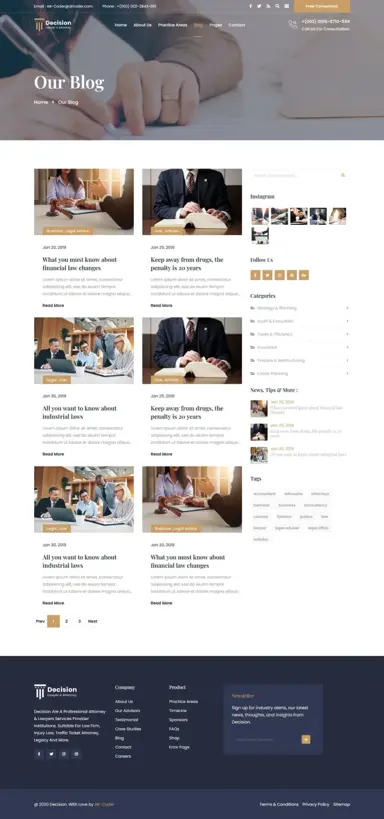 Blog Grid Sidebar